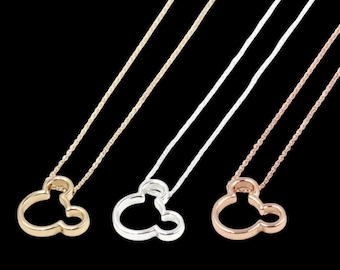Super cute Mickey Minnie Necklaces for Kids Jewelry Mini Mouse Animal necklace/jewelry/