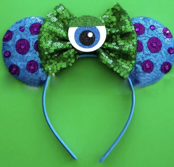 Monsters Inc Mickey Ears / Monsters Inc Ears / Mickey Mouse Ears / Minnie Ears / Monsters Inc Headband / Monsters Inc / Headband