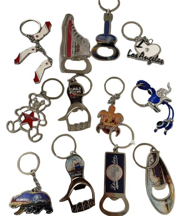 Set of 12 California Souvenir Keychain / Magnet California Bear Keychain /  I Heart Los Angeles Magnet / I Love LA -  Finland