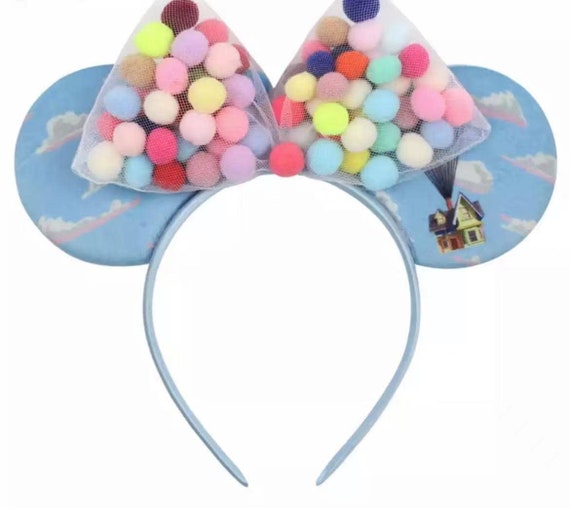 UP Minnie Mouse ears, Up Mickey Mouse Ears, Up Minnie Mouse Ears Headband, Up Disney Ears, Disney's Up Mickey Mouse Ears, Disney Ears Up