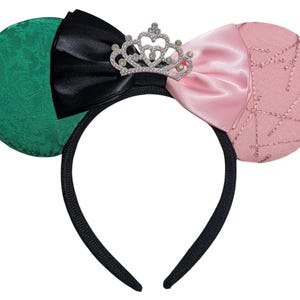 Princess Ears, mouse Ears, Princess headband, Cosplay headband, Shiny Bows Mouse Ears Glitter Party Princess Decoration Cosplay Costume Wicked