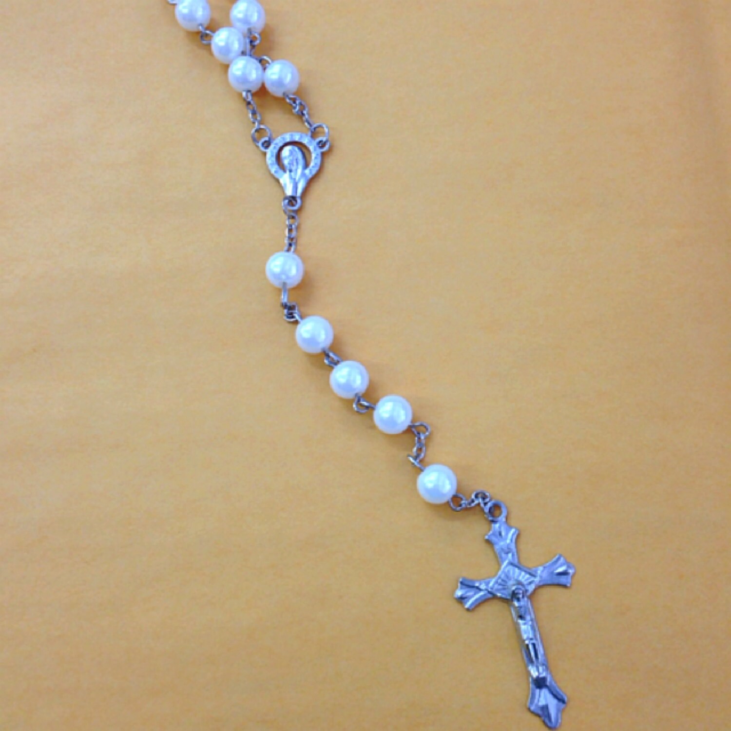 12 x Wholesale Bulk Rosary Long Faux Pearl Rosary Chain with Etsy