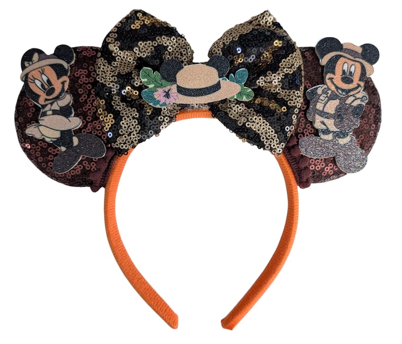 Lion King Mickey Ears, Leopard Minnie Mouse Ears, Cheetah Kids Adult Ears, Leopard Mouse Ears, Cheetah Queen Mouse Ears, Animal Kingdom Jungle Cruise