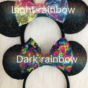 Boy Girls Mouse Ears Headband/Family Trip/Disney Party / Theme Party / Disney Ears Headband/Princess Headband/One Size Fits All/DIY Mouse image 6