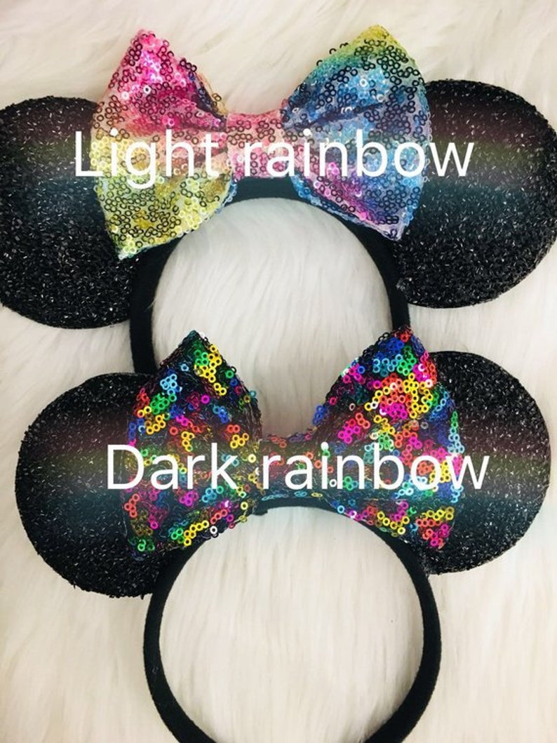 Boy Girls Mouse Ears Headband/Family Trip/Disney Party / Theme Party / Disney Ears Headband/Princess Headband/One Size Fits All/DIY Mouse image 6