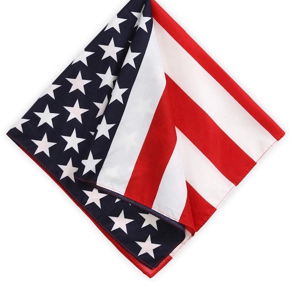 Amerikanische Flagge Stirnband / Amerikanische Flagge Bandana / Amerikanische Flagge Geschenk / USA Flagge Handfächer / 4. Juli Accessoires /