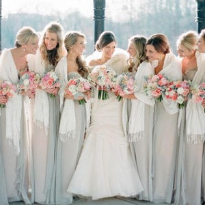 shawls for bridesmaids dresses
