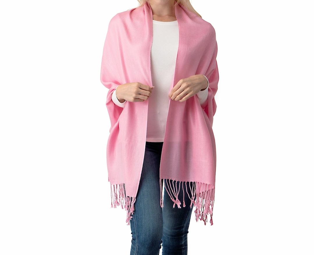 pink shawl