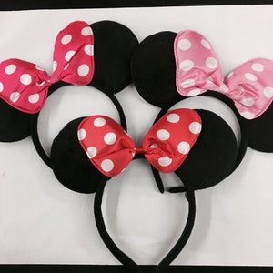 Boy Girls Mouse Ears Headband/Family Trip/Disney Party / Theme Party / Disney Ears Headband/Princess Headband/One Size Fits All/DIY Mouse image 2