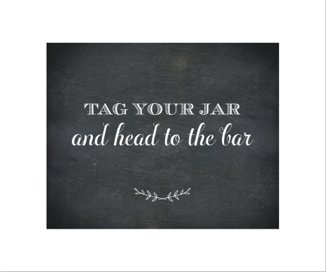 Wedding Bar Sign / Wedding Sign / Chalkboard Wedding Sign / Chalkboard