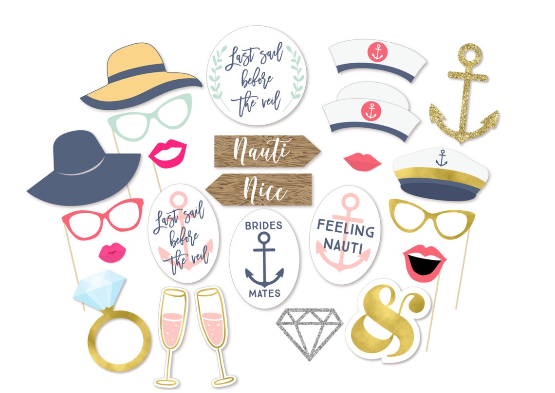Bachelorette Party Decorations Props Photo Booth Props - Etsy