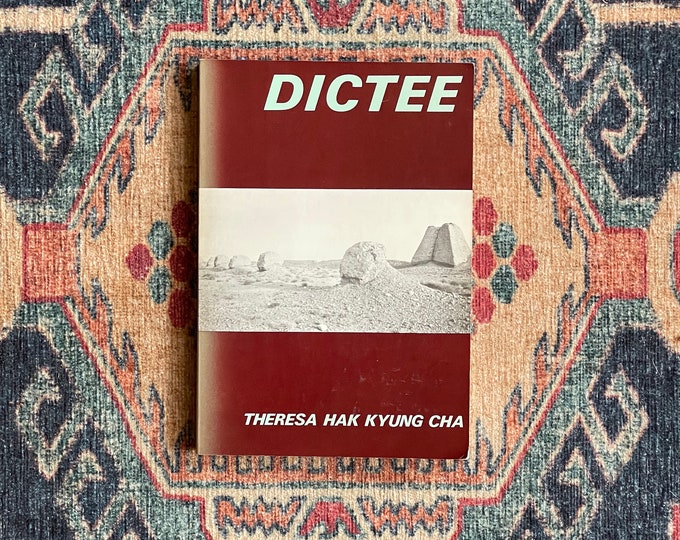 Dictee by Theresa Hak Kyung Cha First Printing Etsy