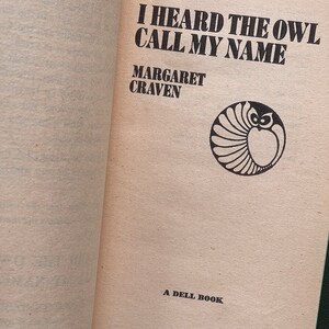 I Heard the Owl Call My Name by Margaret Craven image 4