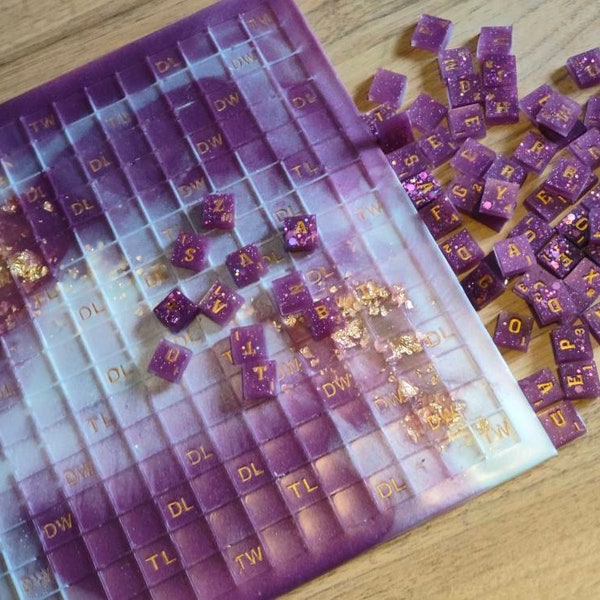 Scrabble Handmade Resin Games