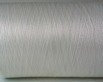 Super Fine Spun Polyester Thread Filament on 6" Spools, White, Gossamer Fine, 1000's Yds