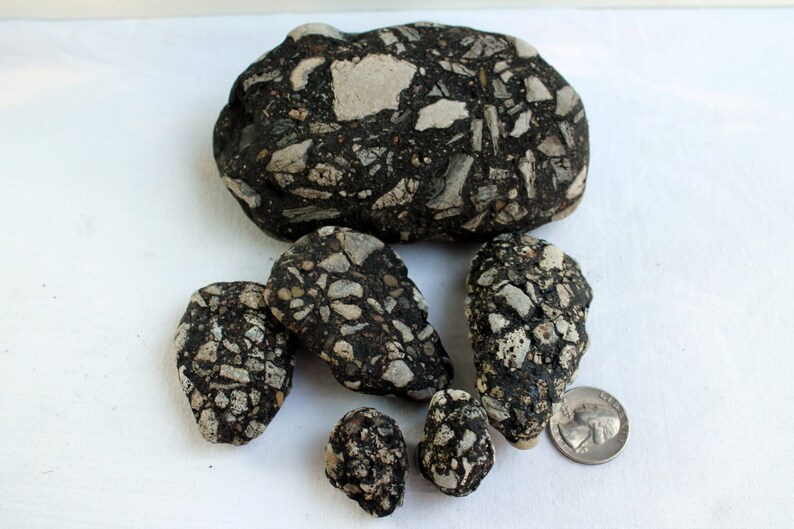 Terrazzo Stones Pudding Stones Conglomerate Style Lake Erie Etsy