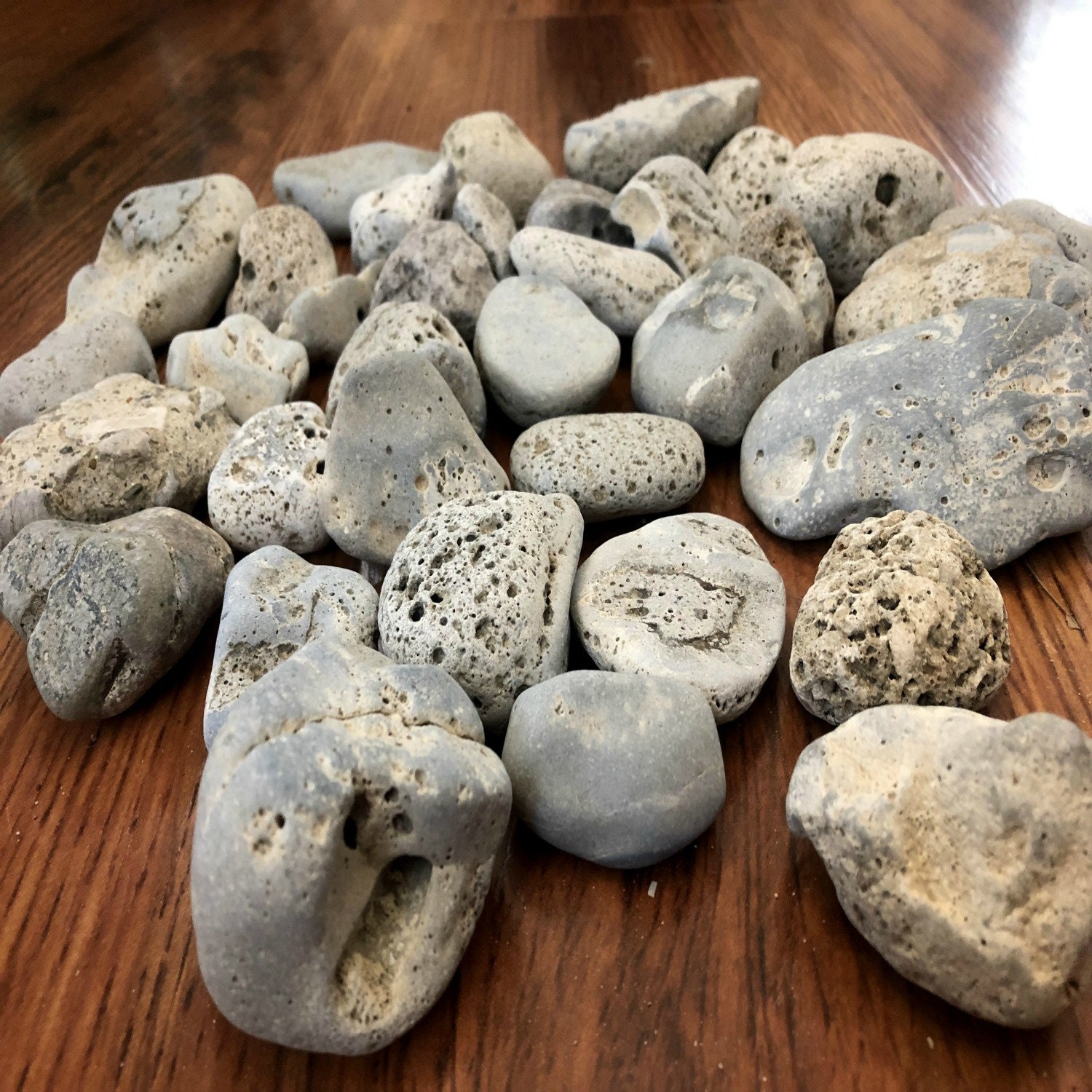 Blue StonesNatural Stones Lake Erie Rocks Slag Aquarium Etsy