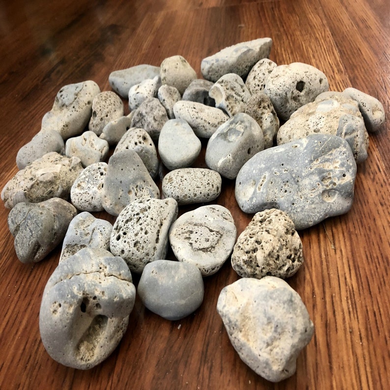 Blue StonesNatural Stones Lake Erie Rocks Slag Aquarium Etsy
