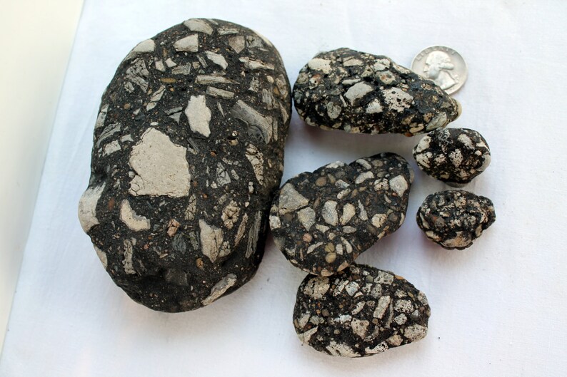 Terrazzo Stones Pudding Stones Conglomerate Style Lake Erie Etsy