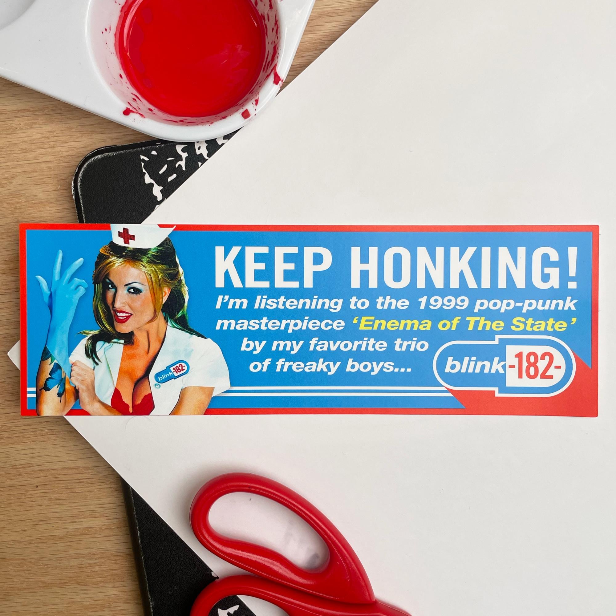 Break the KAT-TUN シャンパングラス　キーホルダー　ステッカー Blink-182 Bumper Sticker - Etsy