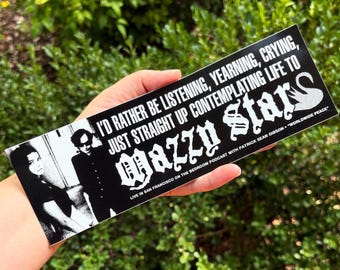 Mazzy Star Bumper Sticker