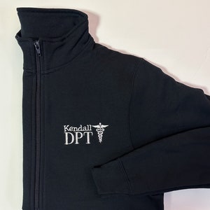 Physical Therapist Sweatshirt, Physical Therapy Full Zip With Pockets, PT Graduation Gift, Physiotherapy Gift, Therapist Assistant, DPT Gift