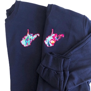 West Virginia Sweatshirt For Women | WV State Pullover Fleece | Bright Floral Watercolor Applique