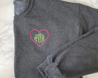 Pharmacist Gift For Women | Monogram Sweatshirt Personalized Pharmacy Tech Gift, Pharmacy Graduation Gift, RX Custom Crewneck Pullover