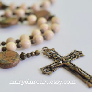 Life In Christ Handcrafted Rosary, Catholic Rosary, Rosary Beads, First Communion Rosary, Confirmation Rosary, Catholic Gift