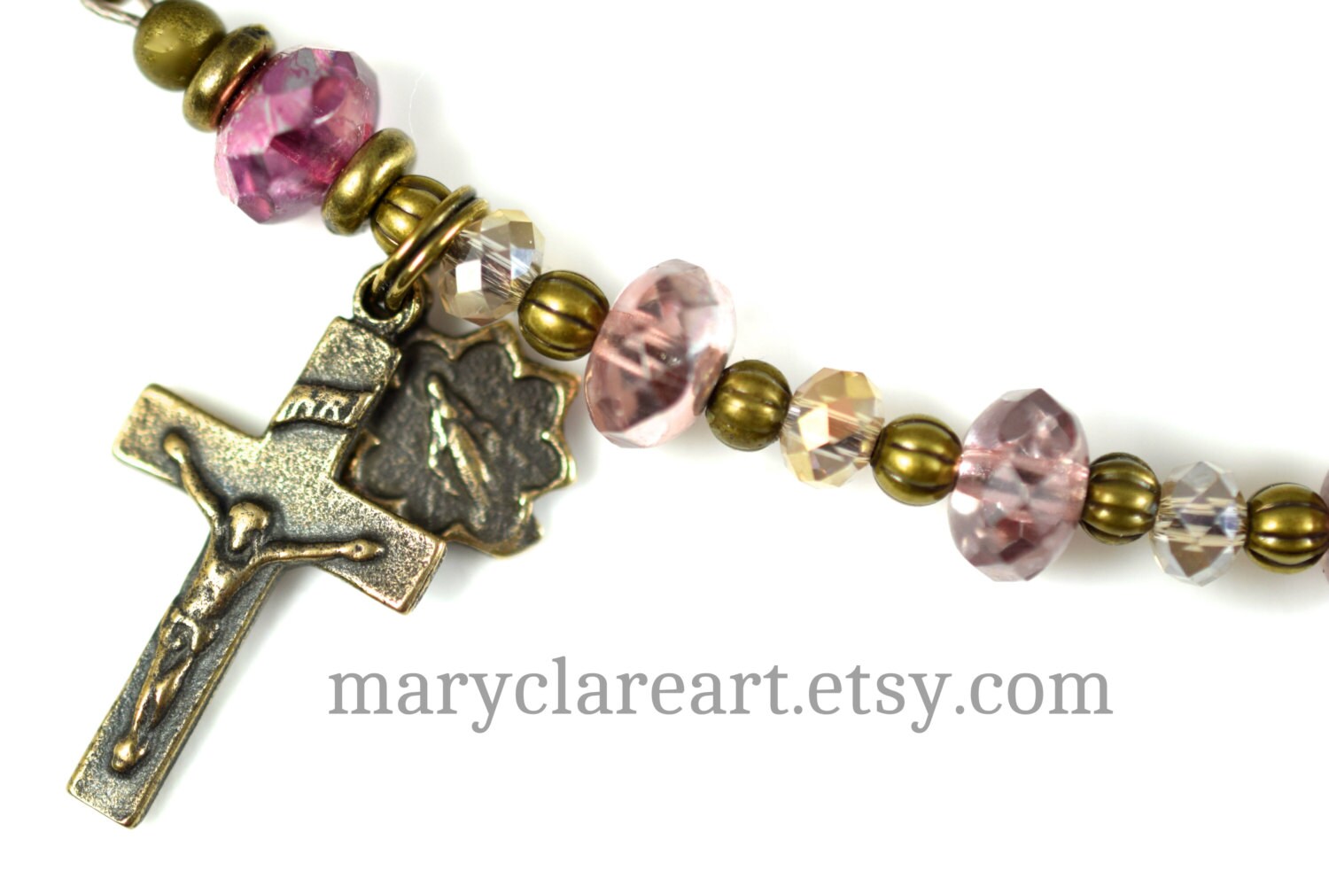 Girls Rosary Bracelet, Hope Rosary Bracelet, Beaded Bracelet