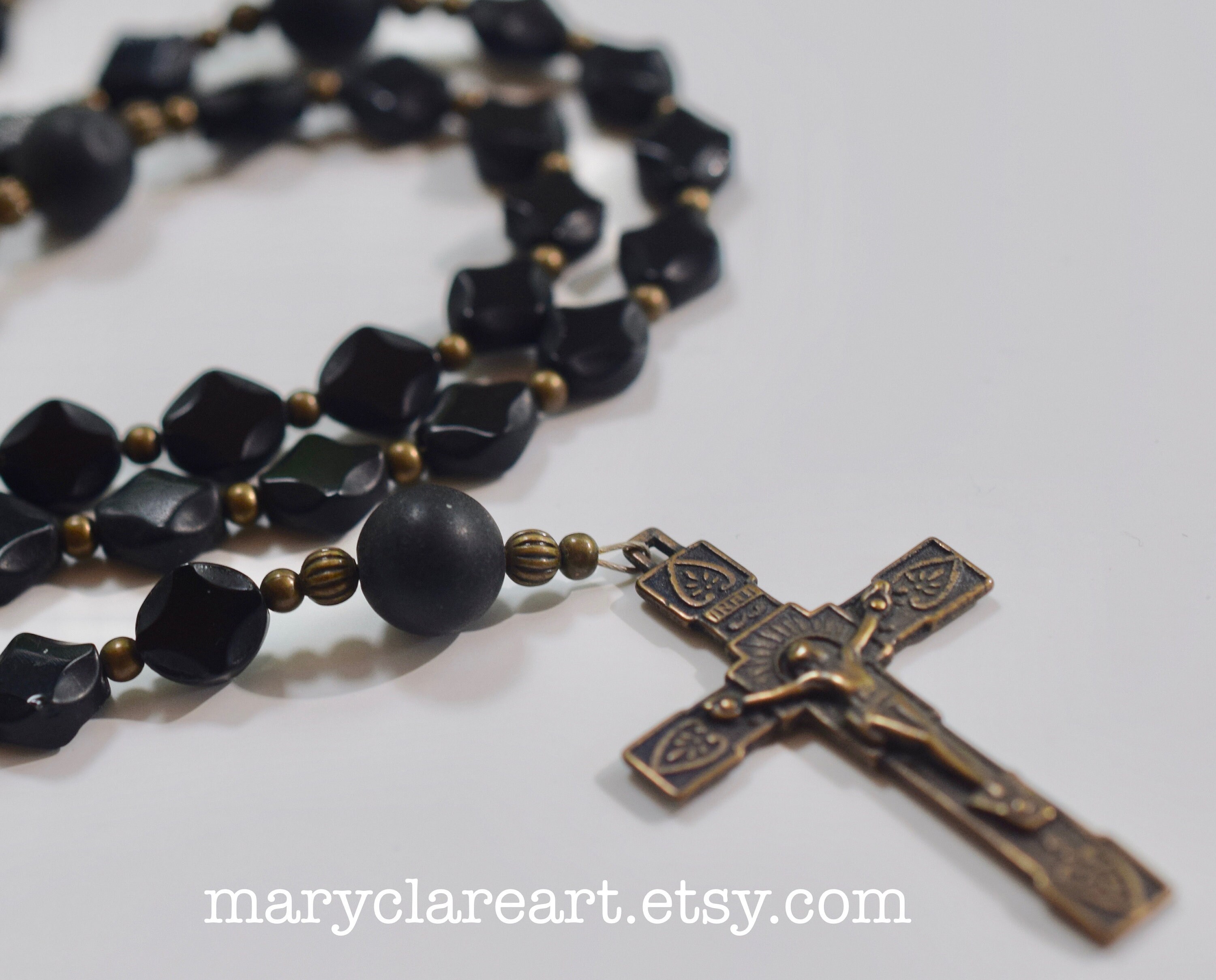 Created In His Image Handcrafted Rosary Rosary for Men Catholic Rosary First Communion