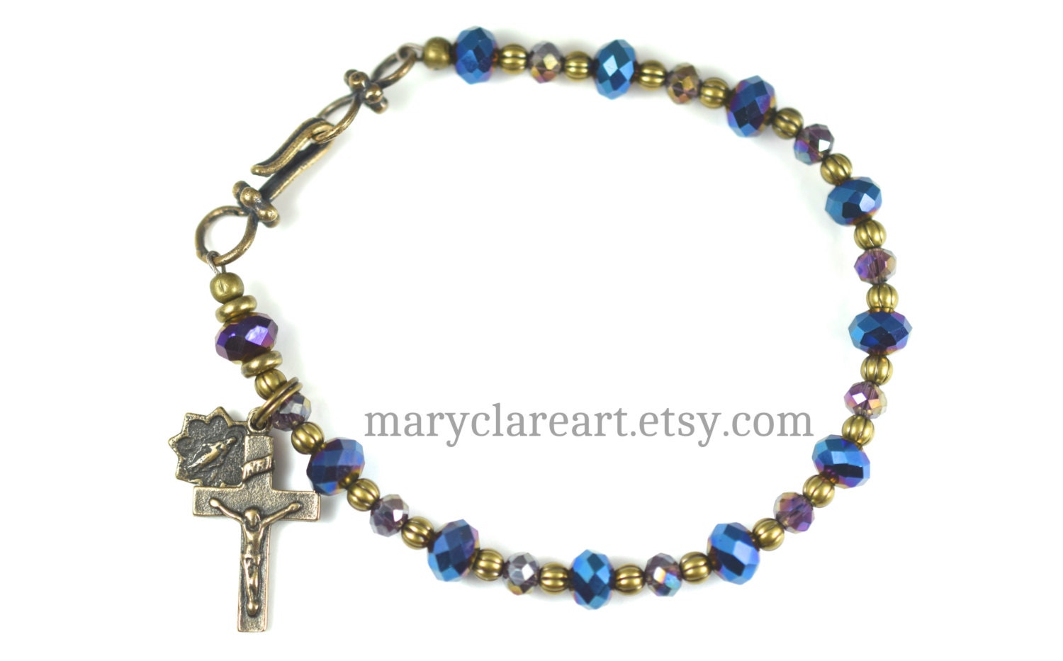 Girls Rosary Bracelet, Love Rosary Bracelet, Beaded Bracelet