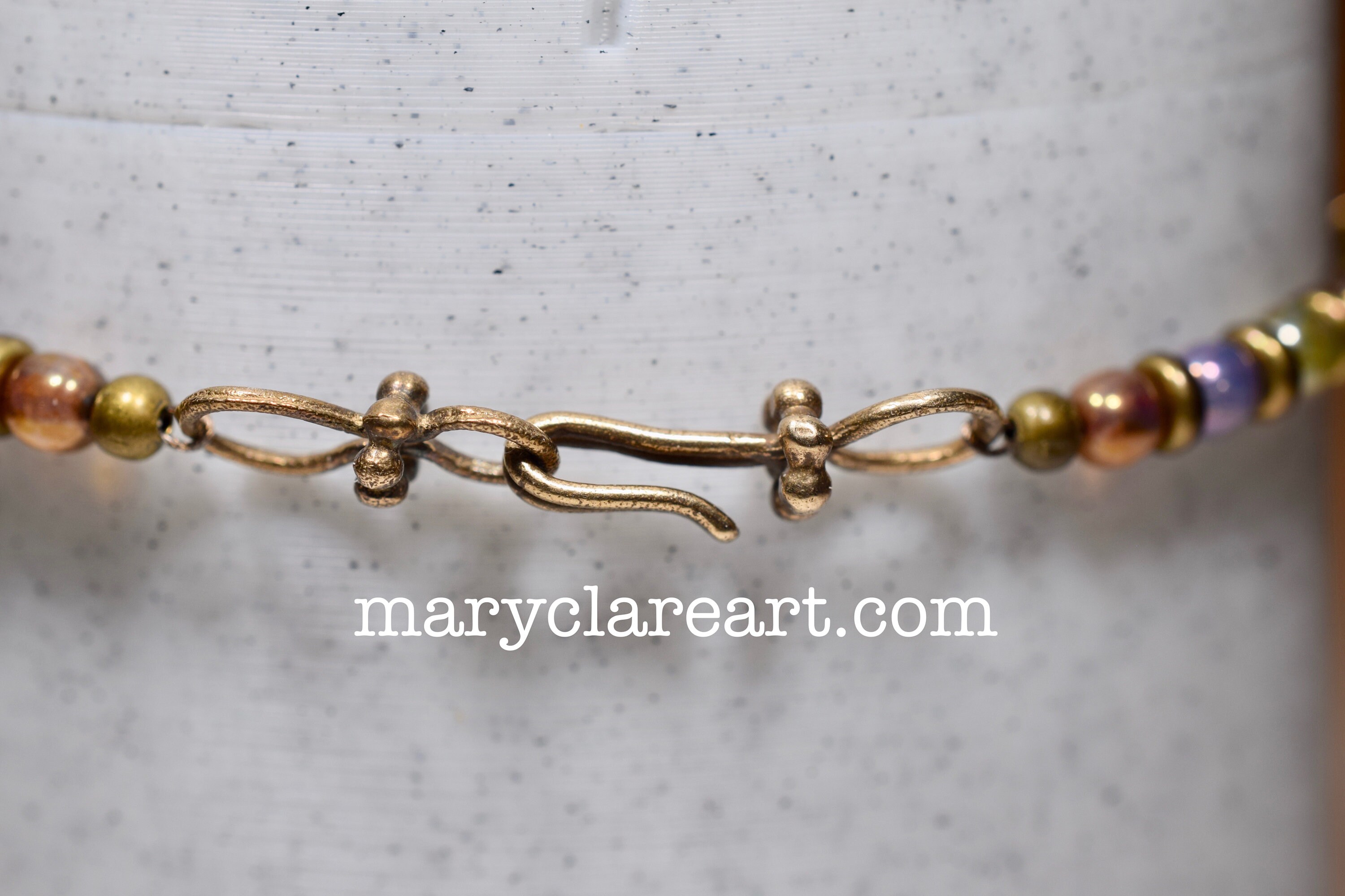 Roses For Mary Bracelet, Catholic Bracelet, Multi Colored Beaded