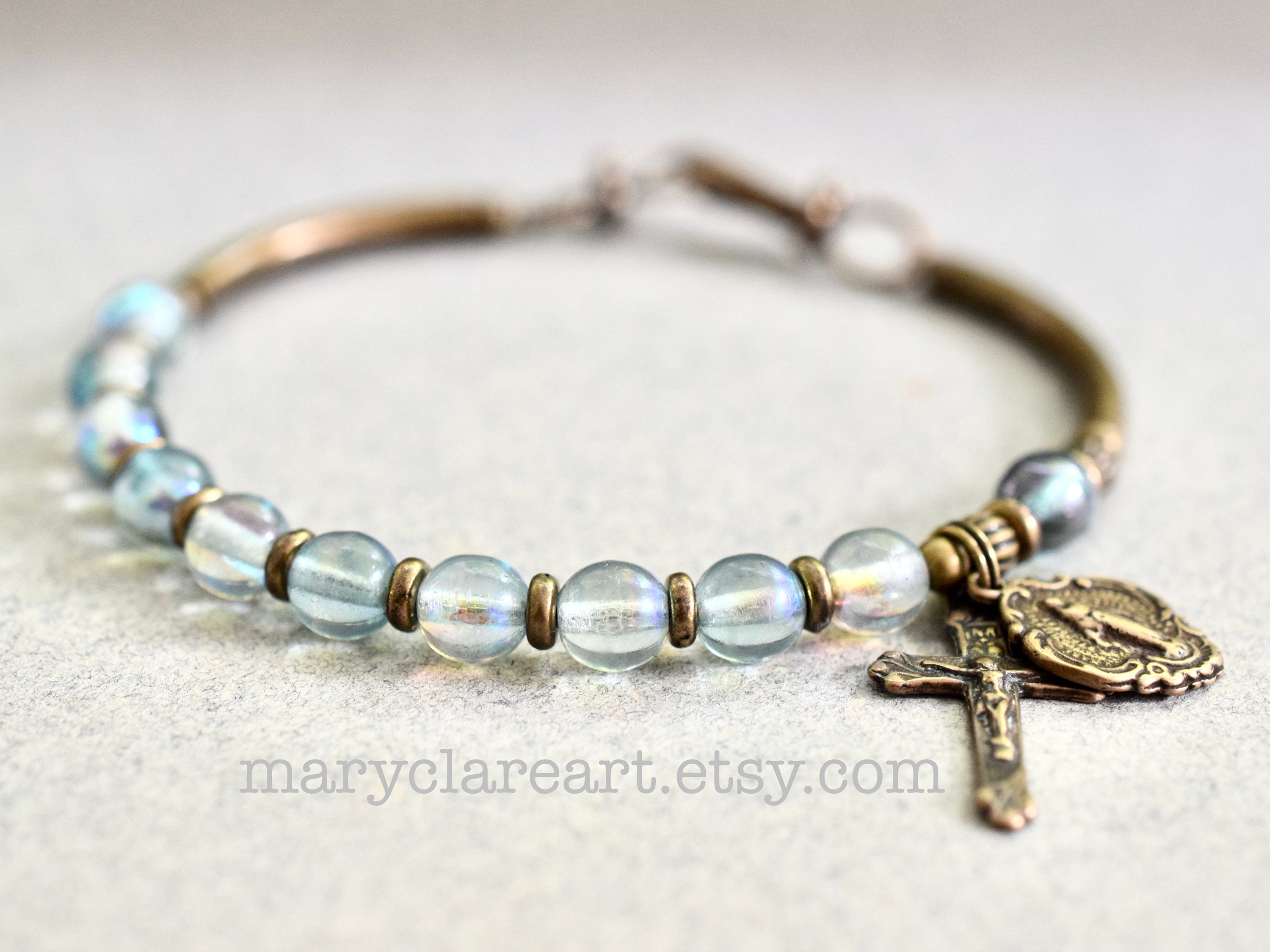 Silicone rosary bracelet Clearance