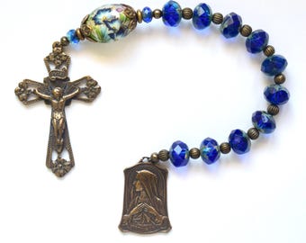 Our Lady Rosary One Decade Rosary, Catholic Rosary, Tenner, Chaplet, Pocket Rosary