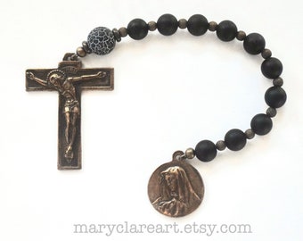 Redeeming Love One Decade Rosary, Catholic Rosary, Pocket Rosary, Chaplet, Tenner, Catholic Gift