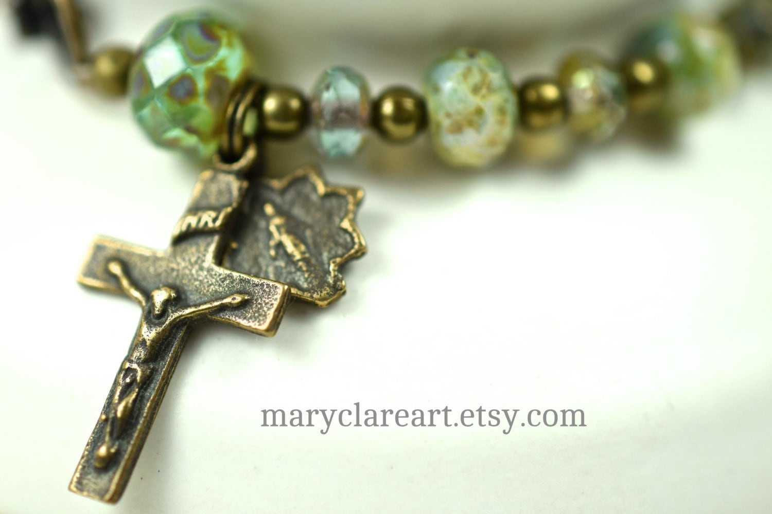 Girl's Rosary Bracelet, Beauty Rosary Bracelet, Beaded Bracelet