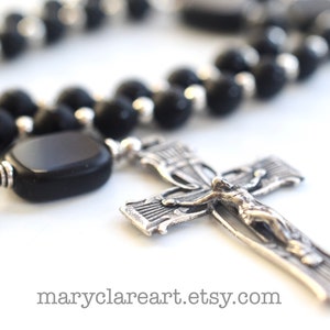 Word Of The Lord Handcrafted Rosary, Catholic Rosary, Hand Strung Rosary, Five Decade Rosary, Hand Crafted Rosary, Sterling Silver Rosary