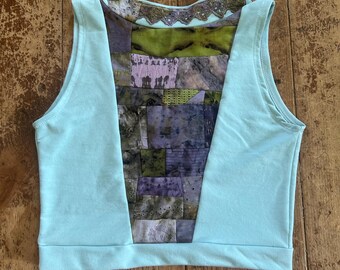 Patchwork trinity tank size medium