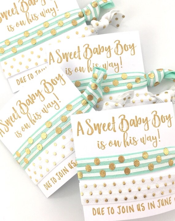 wrap with us baby shower favors