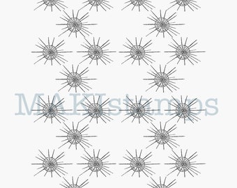 Background rubber stamp amoeba - unmounted rubber stamp or cling stamp option (200111)