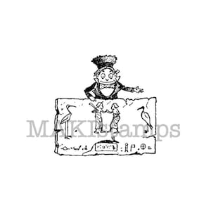 Hieroglyph stamp / Brownie with Hieroglyphs / Unmounted rubber stamp Egypt (140515)