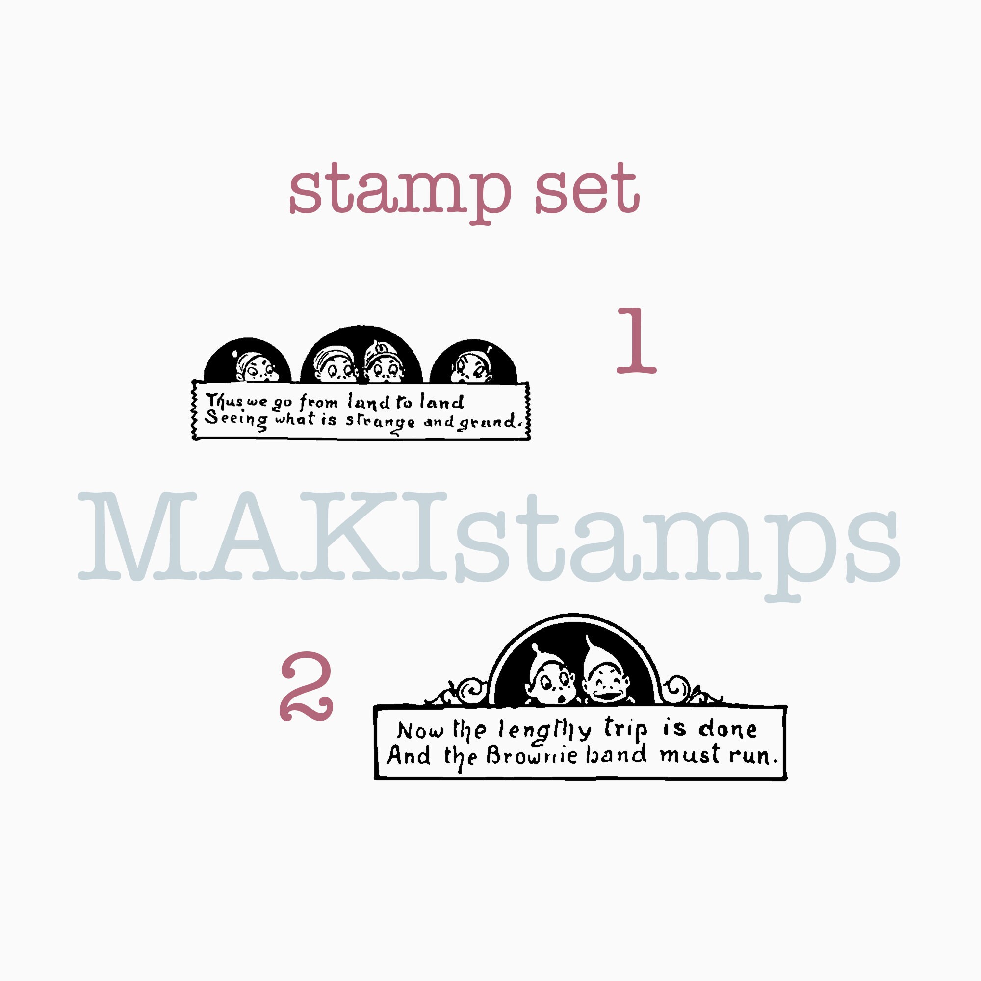 ブラウニー　スタンプ　小人　makistamps zzz… MAKIstamps limited editions & specials – MAKIstamps