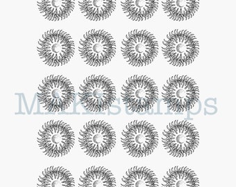 Scientific background rubber stamp - unmounted rubber stamp or cling stamp option (200112)