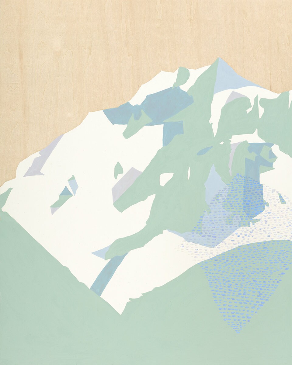 Mountainscape Artwork Giclée Print Utah Mountain Art Etsy España