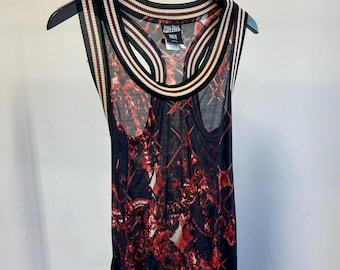 S - ジャン ポール ゴルチエ マイユ ファム シアー シルク トップ