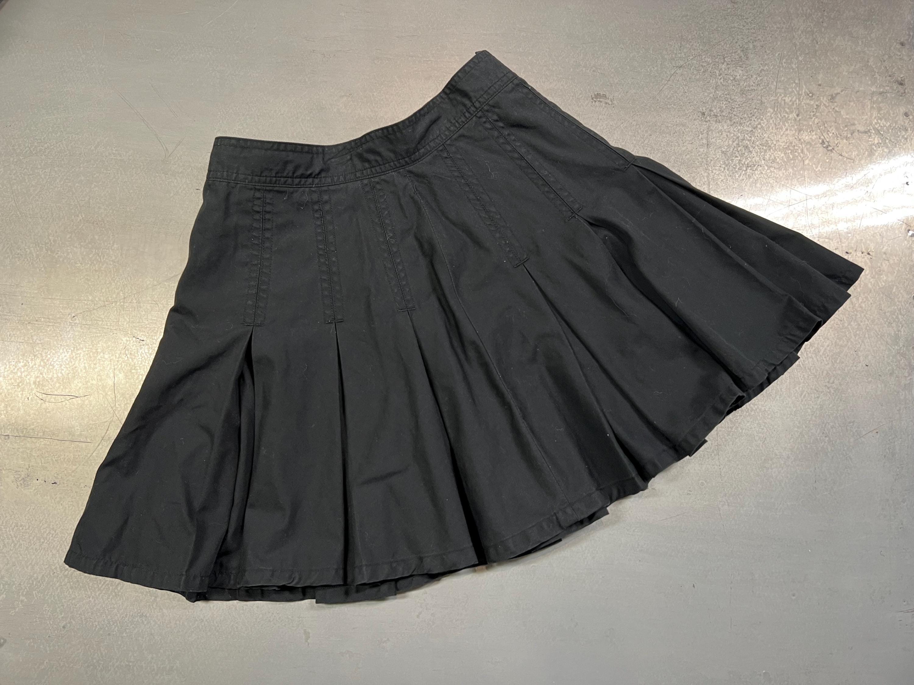 21時まで値下！貴重！オールド PRADA 90s シルクミニスカート 絹 葉柄 Vintage prada silk skirt - Gem