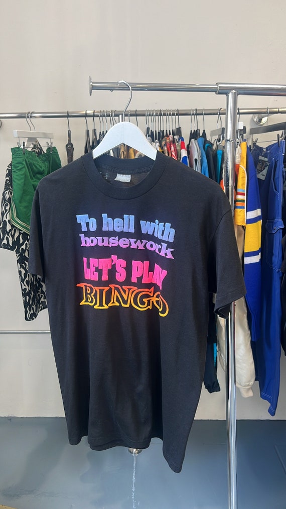 70’s Poly Blend BINGO T-Shirt