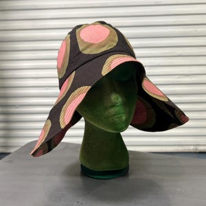 VINTAGE Marimekko Multicolor Patterned Hat Marimekko marimekko Marimekko Marimekko Hat 091991 395 main image 2