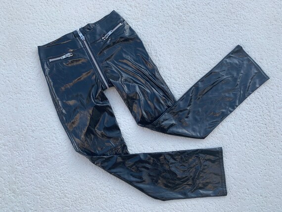 4 - Lip Service Polyurethane Zip-UP Pants